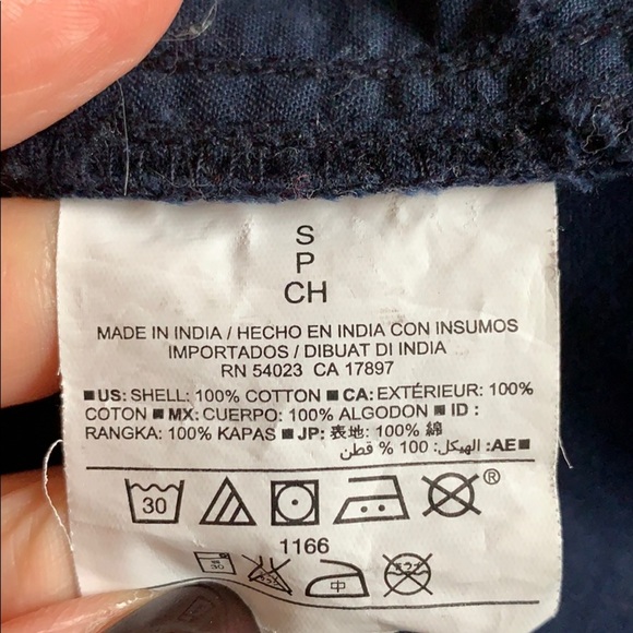 Old Navy canvas utility field  jacket small navy - Picture 6 of 7